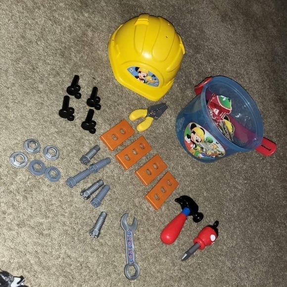 Disney junior Mickey mouse handy helper tool bucket - Picture 1 of 1